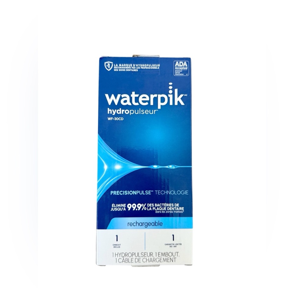 Waterpik Cordless Water Flosser WF-30CD – White (NEW)